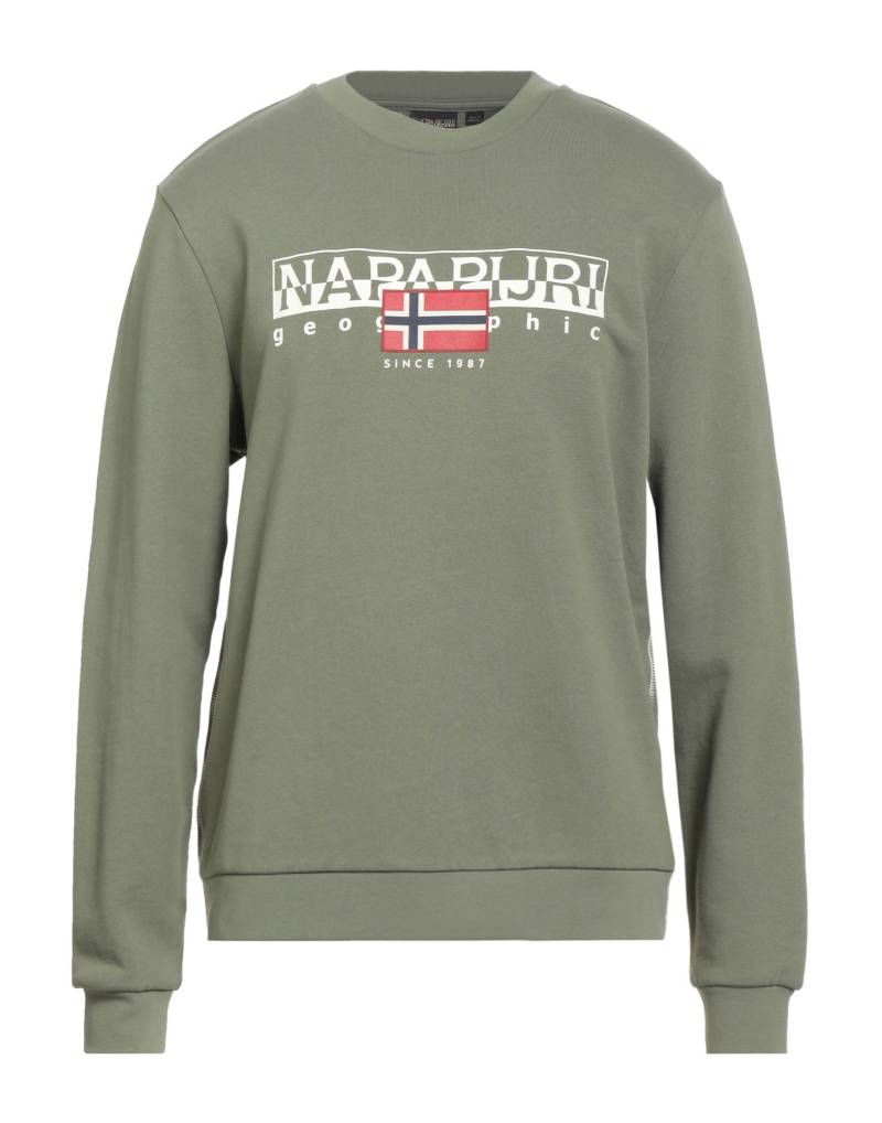 NAPAPIJRI Sweatshirt Herren Militärgrün von NAPAPIJRI