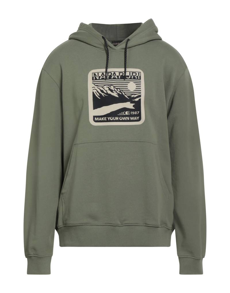 NAPAPIJRI Sweatshirt Herren Militärgrün von NAPAPIJRI