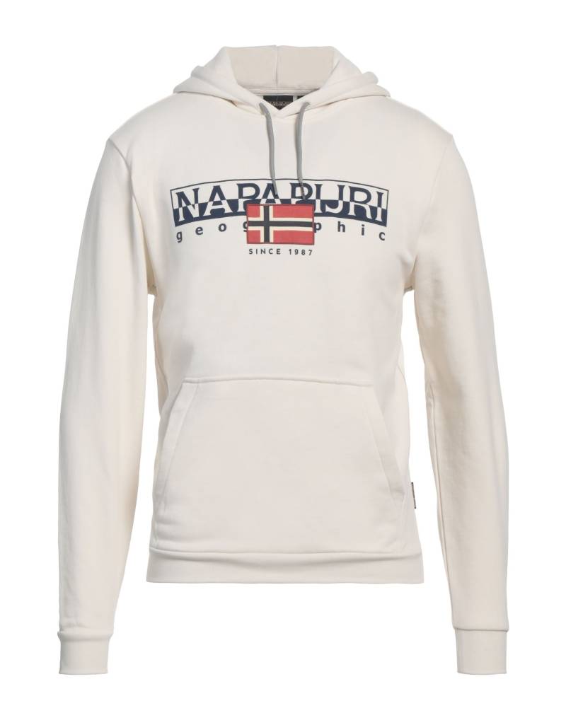 NAPAPIJRI Sweatshirt Herren Off white von NAPAPIJRI
