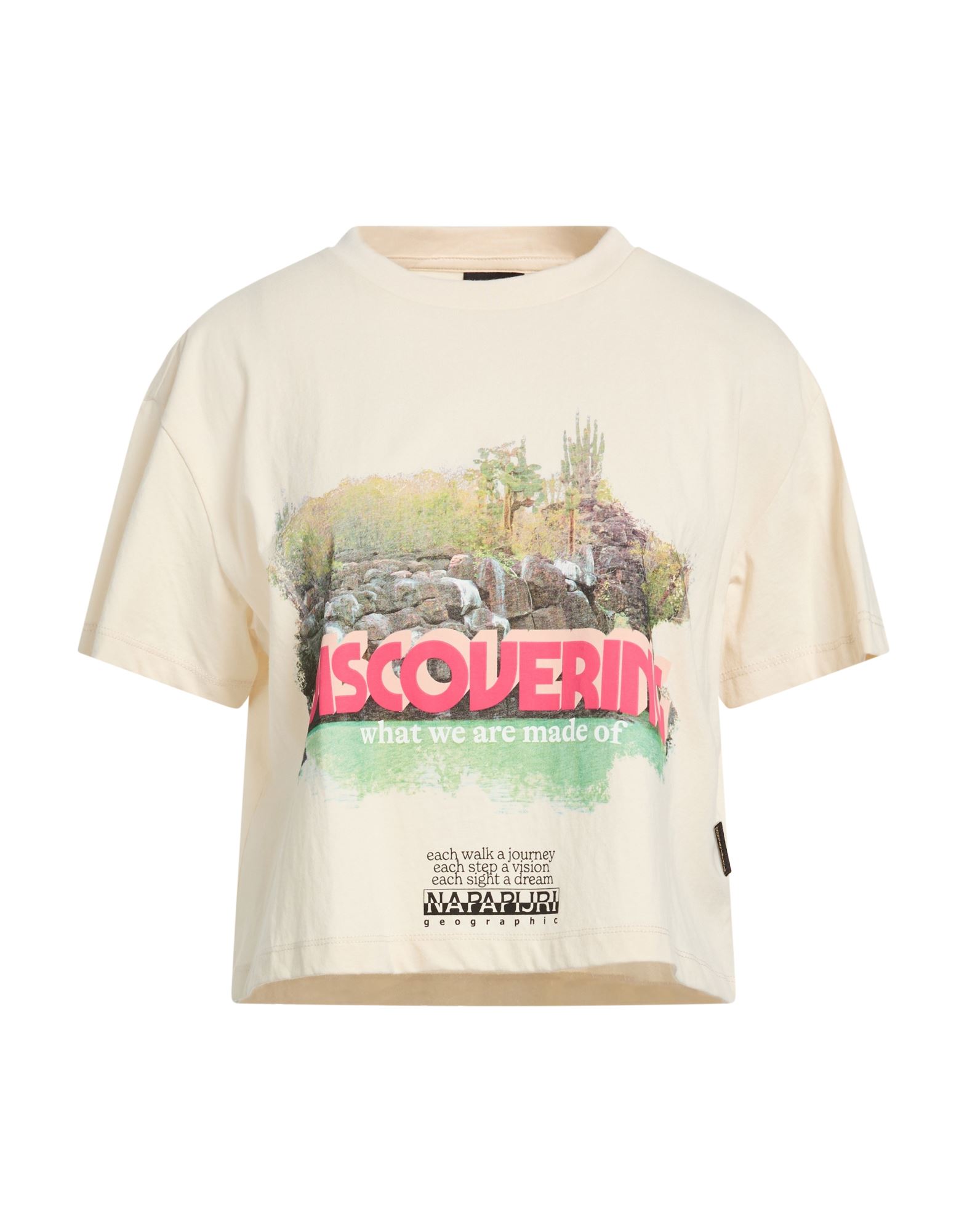 NAPAPIJRI T-shirts Damen Beige von NAPAPIJRI