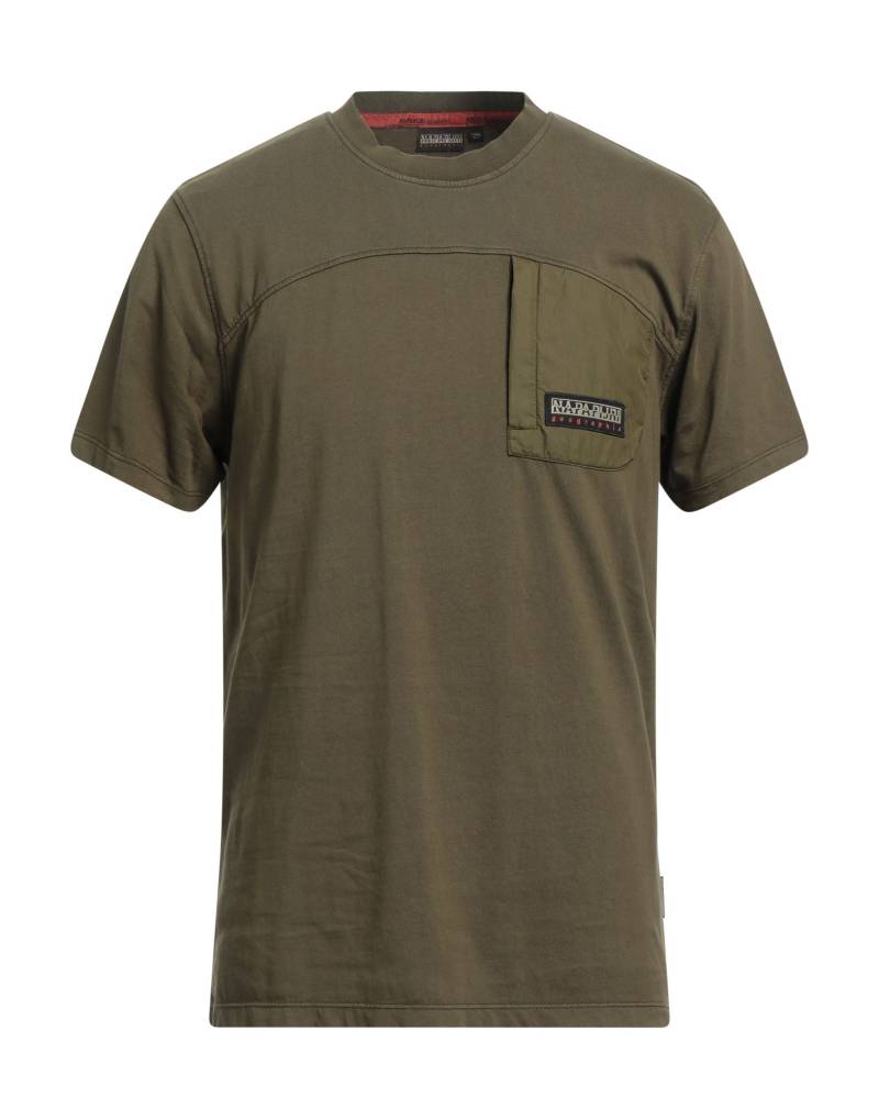 NAPAPIJRI T-shirts Herren Militärgrün von NAPAPIJRI