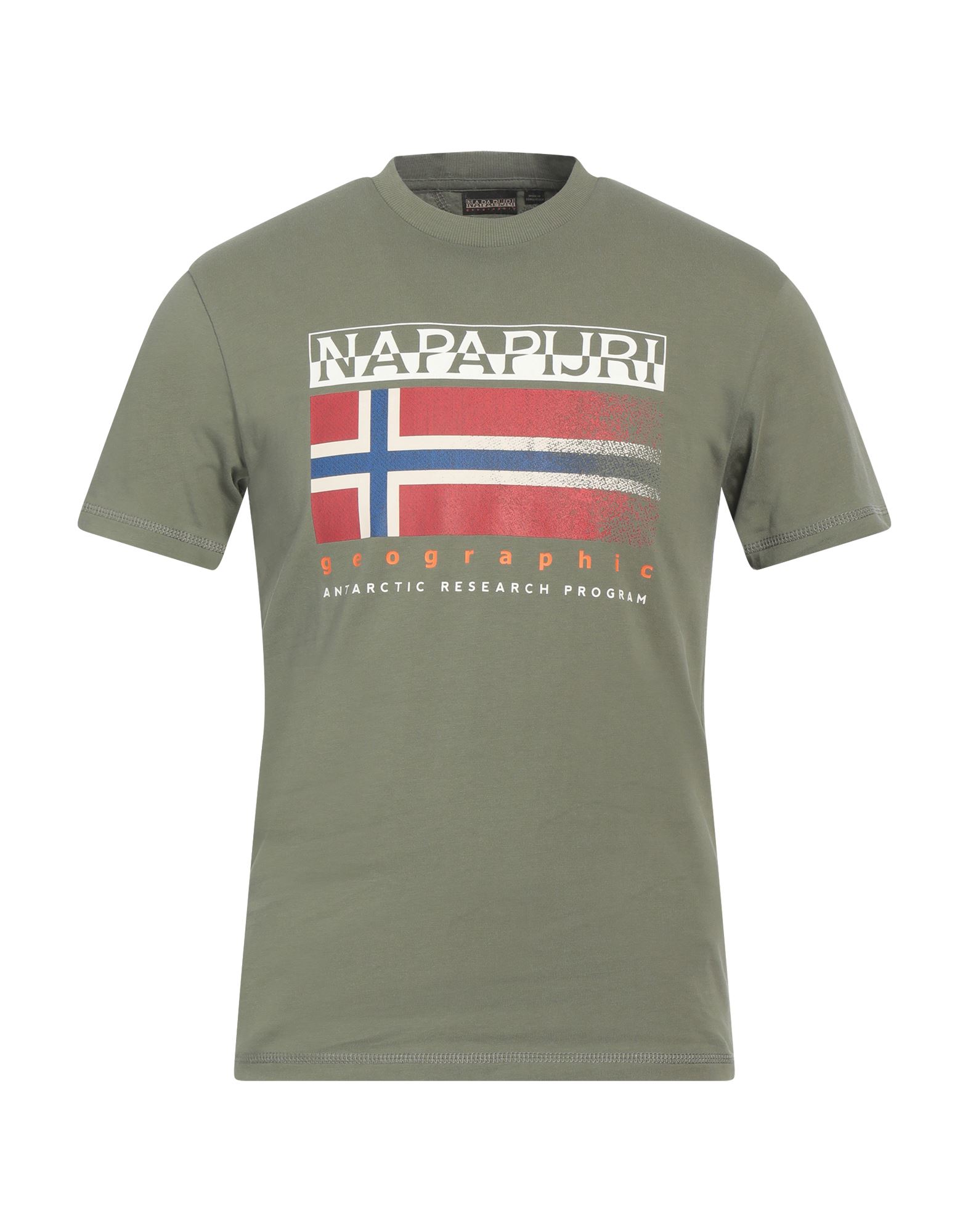 NAPAPIJRI T-shirts Herren Militärgrün von NAPAPIJRI
