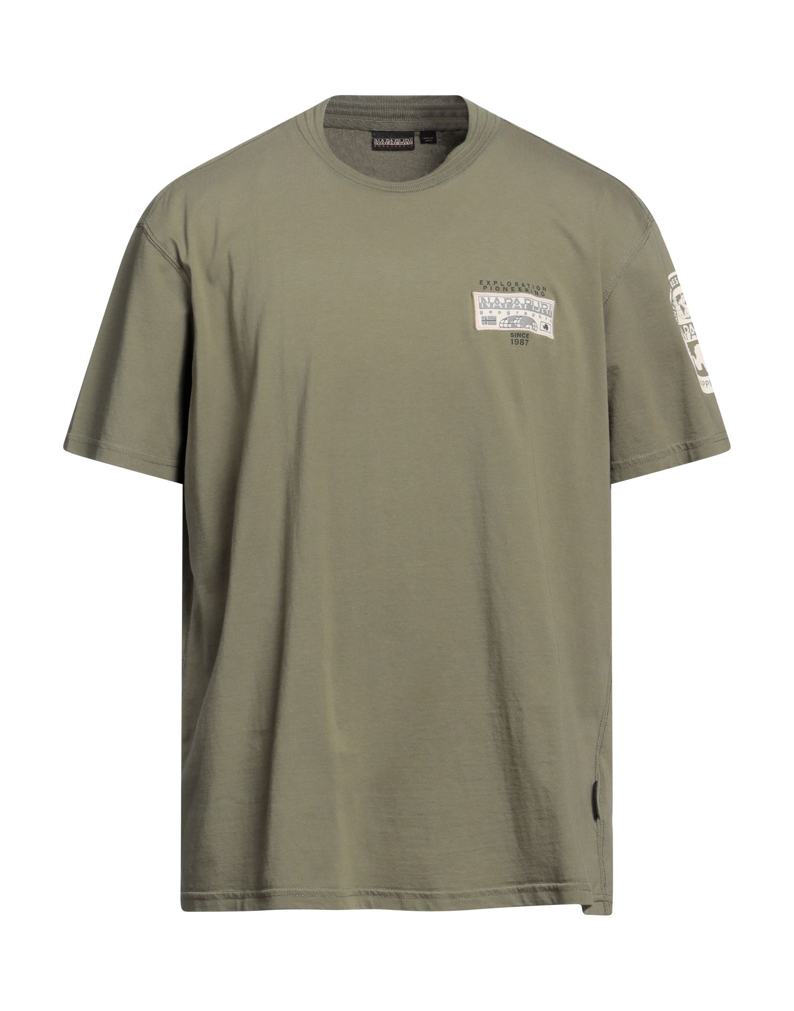 NAPAPIJRI T-shirts Herren Militärgrün von NAPAPIJRI