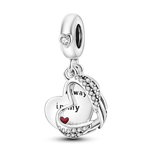 NARMO 925 Sterling Silber Charms für Pandora Armbänder Liebe Bead Charm für Frauen Armband und Halskette Charm von NARMO