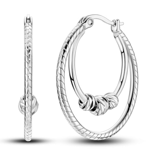 NARMO Ohrringe für Frauen 925 Sterling Silber Creolen Ohrringe von NARMO