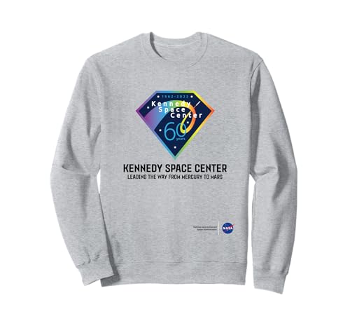 NASA Kennedy Space Center 60 Jahre Patch Insignia Logo Sweatshirt von NASA 60 Jahre Kennedy Space Center Patch