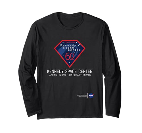 NASA Kennedy Space Center 60 Jahre Patch Insignia Logo Langarmshirt NASA Kennedy Space Center 60 Jahre Patch Insignia Logo Langarmshirt von NASA 60 Jahre Kennedy Space Center