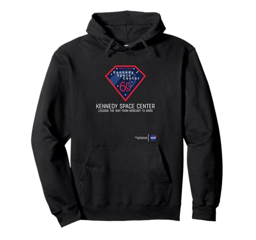 NASA Kennedy Space Center 60 Jahre Patch Insignia Logo Pullover Hoodie von NASA 60 Jahre Kennedy Space Center