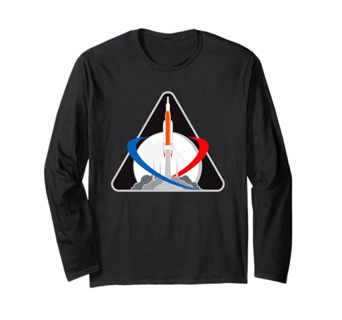 NASA Artemis 1 Patch, Logo für SLS-Raketenmission, Mond, Weltraum Langarmshirt von NASA Merch.