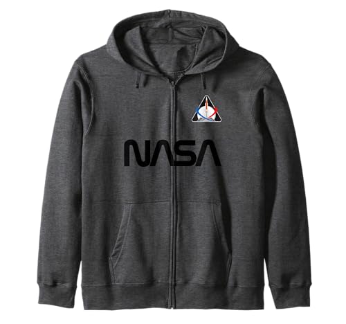 Retro-Aufnäher mit NASA-Wurmlogo Artemis 1, SLS Rocket Moon Mission Kapuzenjacke Retro-Aufnäher mit NASA-Wurmlogo Artemis 1, SLS Rocket Moon Mission Kapuzenjacke von NASA Merch.