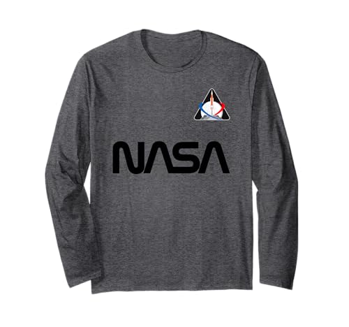 Retro-Aufnäher mit NASA-Wurmlogo Artemis 1, SLS Rocket Moon Mission Langarmshirt Retro-Aufnäher mit NASA-Wurmlogo Artemis 1, SLS Rocket Moon Mission Langarmshirt von NASA Merch.