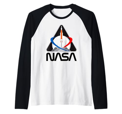 Retro-Aufnäher mit NASA-Wurmlogo Artemis 1, SLS Rocket Moon Mission Raglan Retro-Aufnäher mit NASA-Wurmlogo Artemis 1, SLS Rocket Moon Mission Raglan von NASA Merch.
