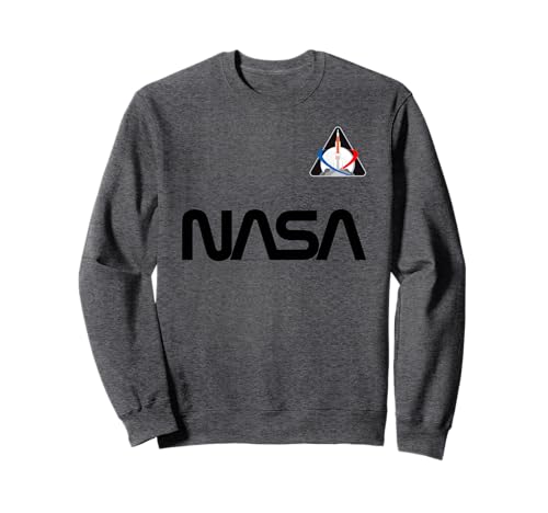 Retro-Aufnäher mit NASA-Wurmlogo Artemis 1, SLS Rocket Moon Mission Sweatshirt von NASA Merch.