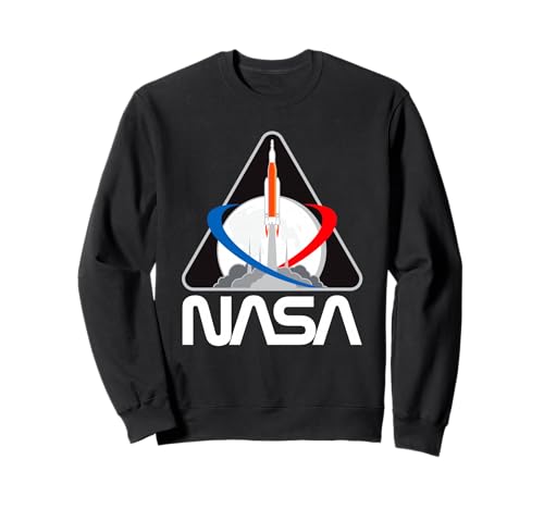 Retro-Aufnäher mit NASA-Wurmlogo Artemis 1, SLS Rocket Moon Mission Sweatshirt von NASA Merch.