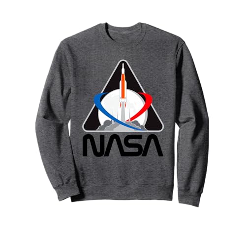 Retro-Aufnäher mit NASA-Wurmlogo Artemis 1, SLS Rocket Moon Mission Sweatshirt von NASA Merch.