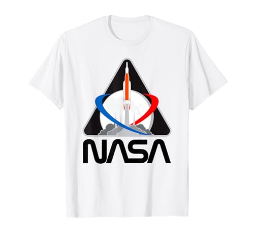 Retro-Aufnäher mit NASA-Wurmlogo Artemis 1, SLS Rocket Moon Mission T-Shirt Retro-Aufnäher mit NASA-Wurmlogo Artemis 1, SLS Rocket Moon Mission T-Shirt von NASA Merch