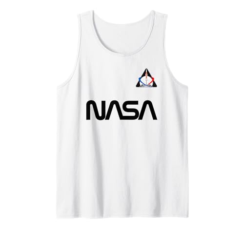 Retro-Aufnäher mit NASA-Wurmlogo Artemis 1, SLS Rocket Moon Mission Tank Top von NASA Merch.
