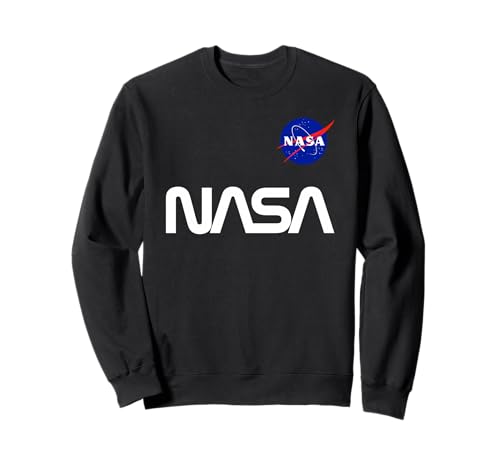 Retro-Emblem mit NASA-Wurm-Logo, Cooles Weltraum-Patch, NASA Meatball Sweatshirt Retro-Emblem mit NASA-Wurm-Logo, Cooles Weltraum-Patch, NASA Meatball Sweatshirt von NASA Merch.