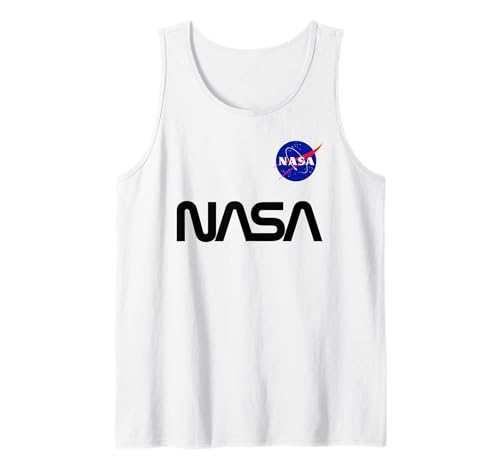 Retro-Emblem mit NASA-Wurm-Logo, Cooles Weltraum-Patch, NASA Meatball Tank Top Retro-Emblem mit NASA-Wurm-Logo, Cooles Weltraum-Patch, NASA Meatball Tank Top von NASA Merch.