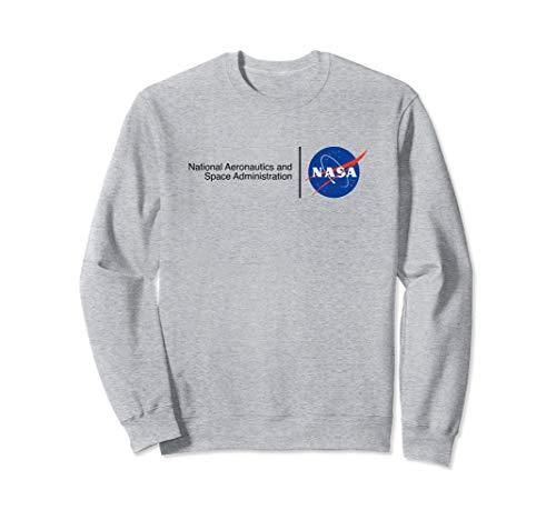 NASA Meatball Logo Design (Black Text) - NASA Space Sweatshirt von NASA - National Aeronautics and Space Apparel