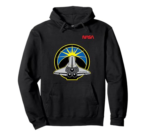 NASA Space Shuttle STS 132 Mission Patch Worm Logo Pullover Hoodie NASA Space Shuttle STS 132 Mission Patch Worm Logo Pullover Hoodie von NASA STS 132 Mission Patch