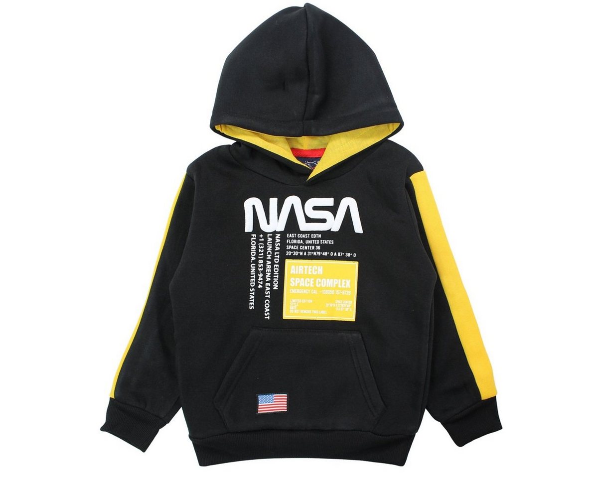 NASA Hoodie NASA Space Center Jungen Kapuzen Hoodie Pullover Gr. 104 bis 164 von NASA