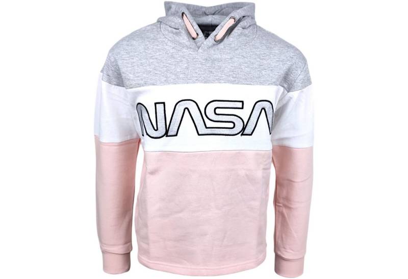 NASA Hoodie mit dem NASA-Logo Mädchen Fleece Kapuzenpullover Größe 134 - 164 cm von NASA