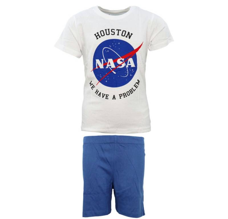 NASA Schlafanzug NASA Space Center Jugend Jungen kurzarm Pyjama Gr. 134 bis 164 von NASA
