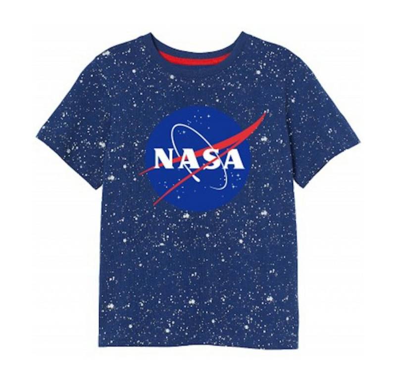 NASA T-Shirt NASA Jungen T-Shirt Kurzarm, Weiß oder Blau, Gr. 134–164 von NASA