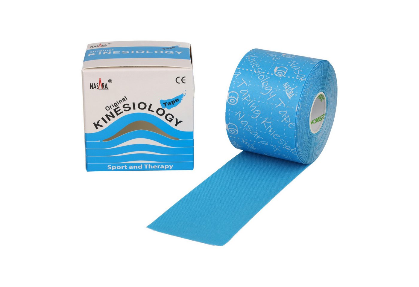 NASARA Kinesiologie-Tape 5cm x 5m 12 Farben von NASARA