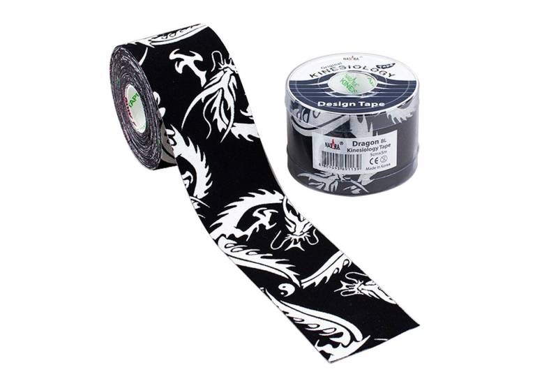 NASARA Kinesiologie-Tape Dragon Kinesiology Tape von NASARA, schwarz von NASARA