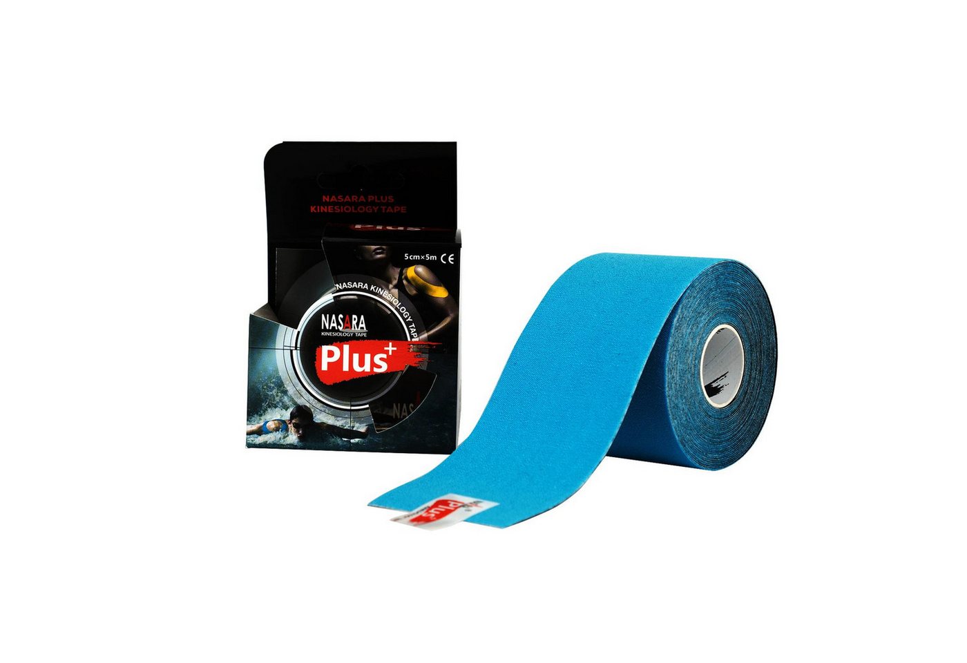 NASARA Kinesiologie-Tape NASARA Plus Tape 5cm x 5m, türkis von NASARA
