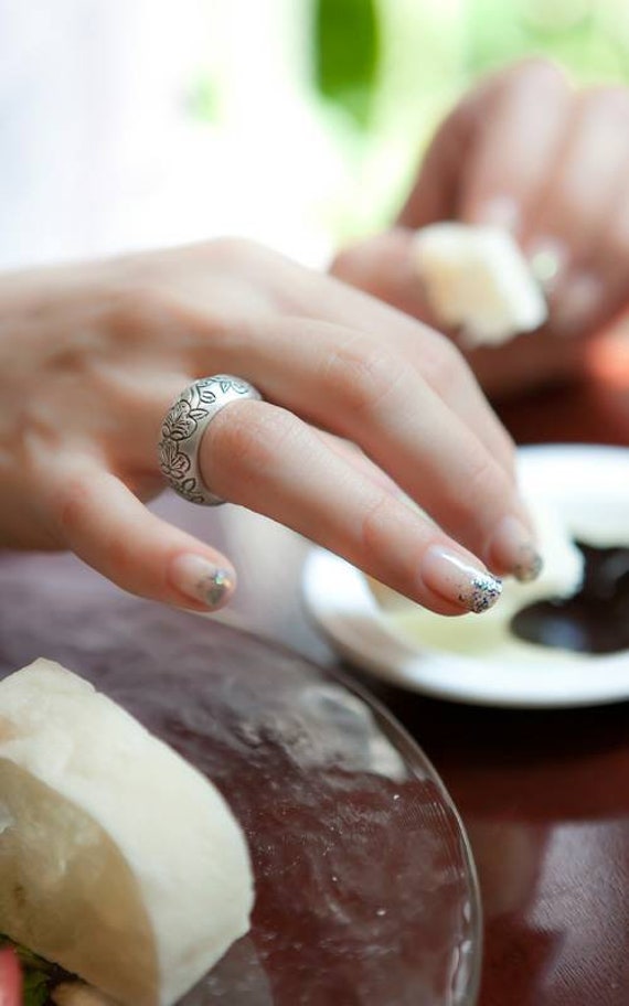 Silber Handwerk Edelstein Ring Von Naschenka Ihre Größe Hanbok Bestes Geschenk Jahrestag Korea von NASCHENKAseoul