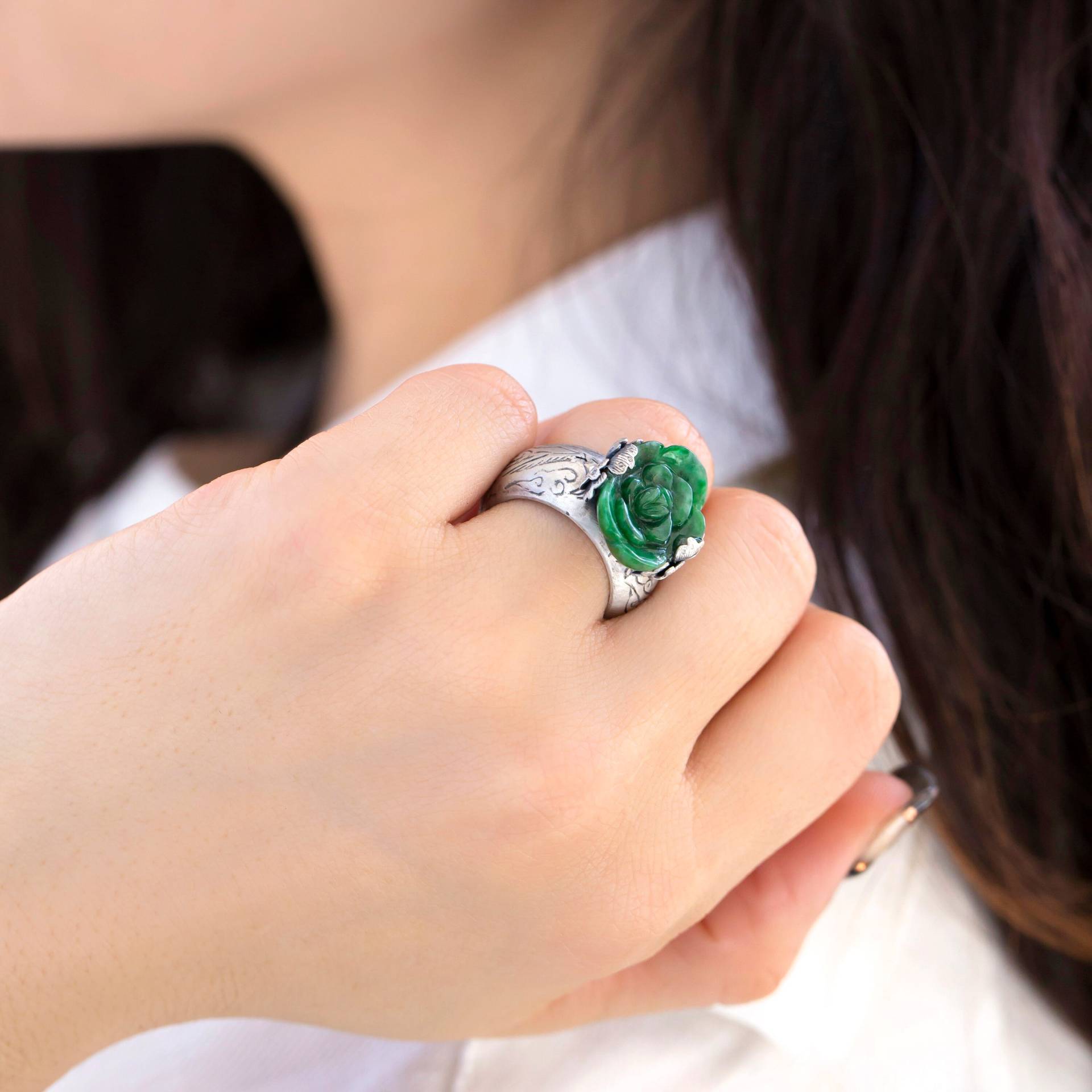 Silber Handwerk Edelstein Ring Von Naschenka Ihre Größe Hanbok Bestes Geschenk Jahrestag Korea von NASCHENKAseoul