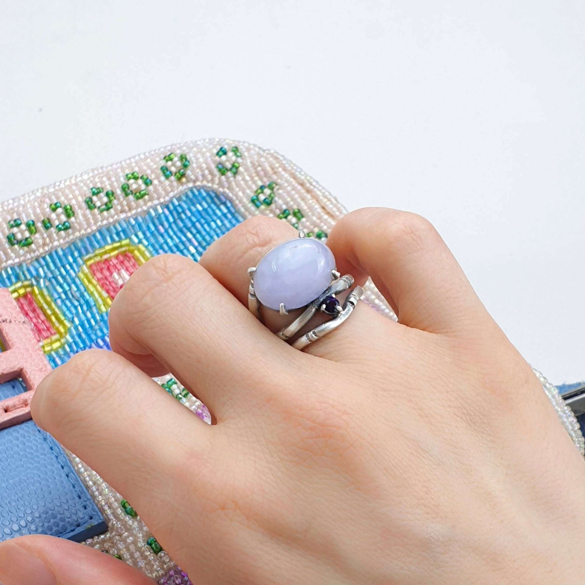 Silber Handwerk Edelstein Ring Von Nassenka Ihre Größe Hanbok Bestes Geschenk Geburtstagsgeschenk Korea von NASCHENKAseoul