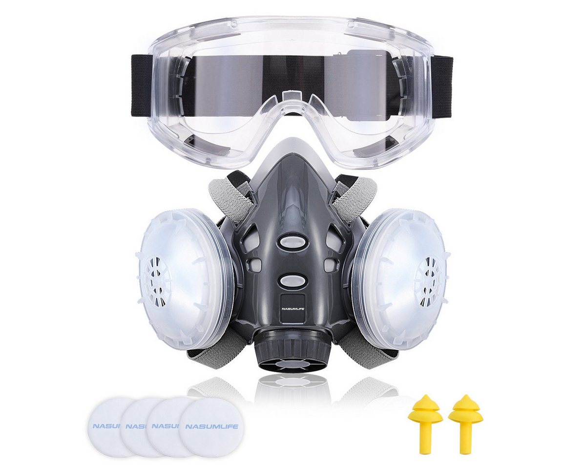 NASUM Atemschutz-Vollmaske M308 - Professioneller Atemschutz für maximalen Schutz von NASUM