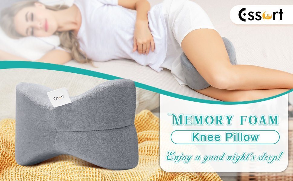 NASUM Multi-Stützkissen Multi-Unterstützungs-Ortho-Kniekissen Grau: Mehr Komfort!, hochwertiger Memory Schaum für perfekte Anpassungsfähigkeit von NASUM