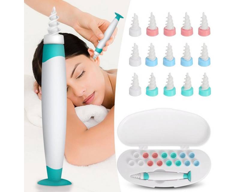 NASUM Nasen- und Ohrhaartrimmer Ohrreiniger mit Gewindespitze, Verbesserte Reinigung, Sichere, Schmerzfreie Effektive Reinigung, Wiederverwendbar und umweltschonend von NASUM