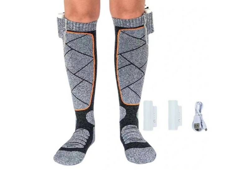 NASUM Skisocken Heizsocken - Warme Füße bei jedem Wetter verstellbare Temperaturmodi von NASUM