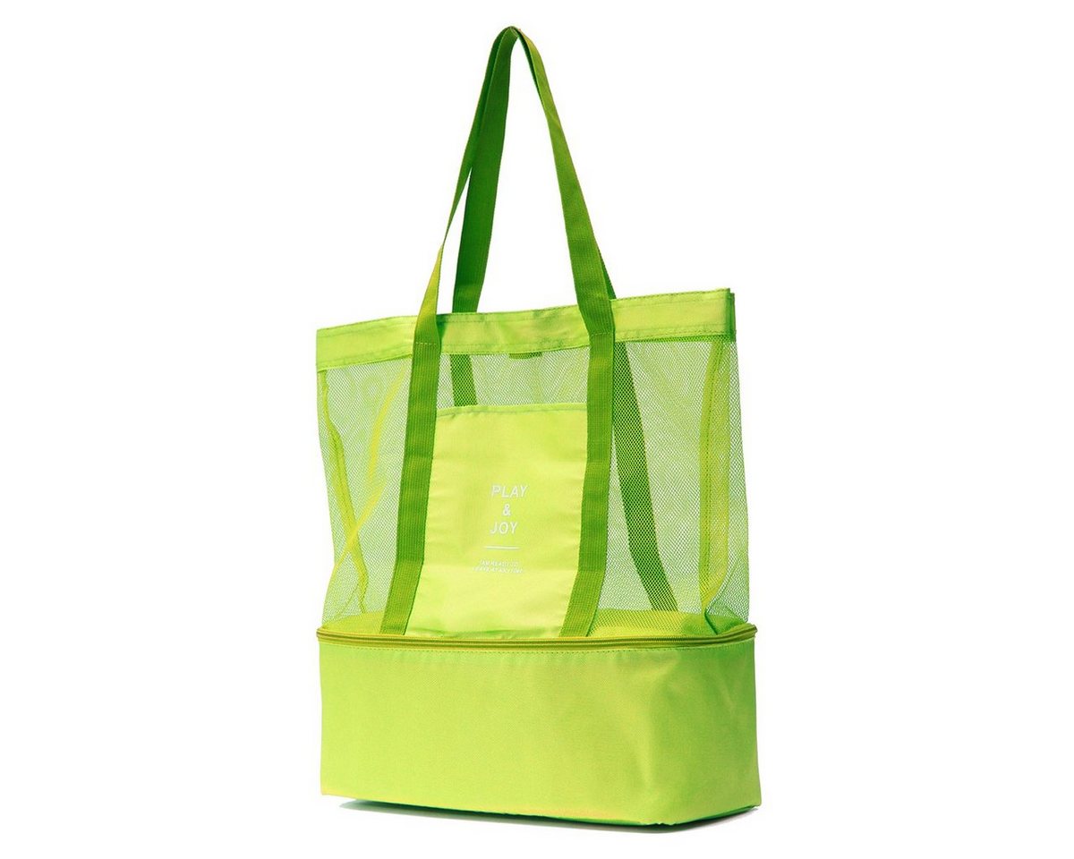 NASUM Tragetasche Mesh Tragetasche + Extra Zipper Pocket Grün von NASUM