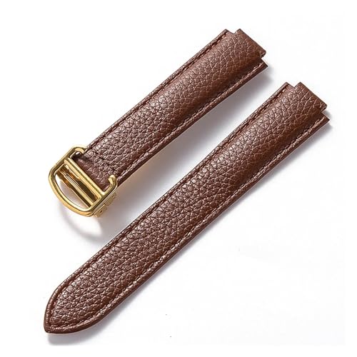 NASUNJIA Kompatibel Mit Weichem Rindslederarmband Blau Cartier Mit Blauem Ballonband, Faltbares Lederzubehör Für Männer Und Frauen, 20x12mm, Achat von NASUNJIA