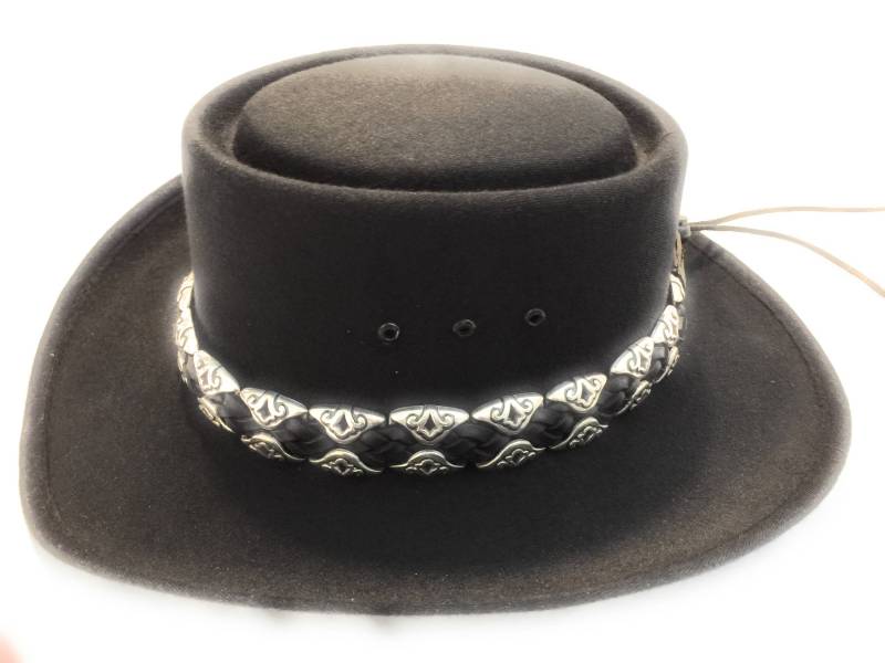 Brighton Silber/Schwarz Geflochtenes Hutband | Hut Nicht Enthalten Brighton Silber/Schwarz Geflochtenes Hutband | Hut Nicht Enthalten von NATBAND