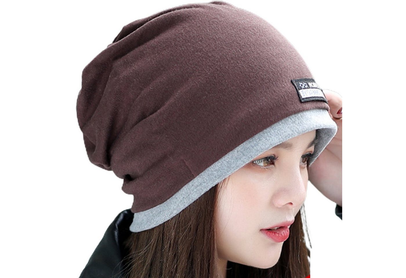 NATICY Beanie Slouchy Beanie-Mütze Für Damen Und Herren, Elastische, Leichte Strickmütze von NATICY