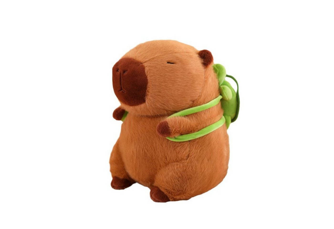 NATICY Rucksack Abnehmbarer Schildkröten-Rucksack, Capybaras-Plüschtier, Superweiche von NATICY