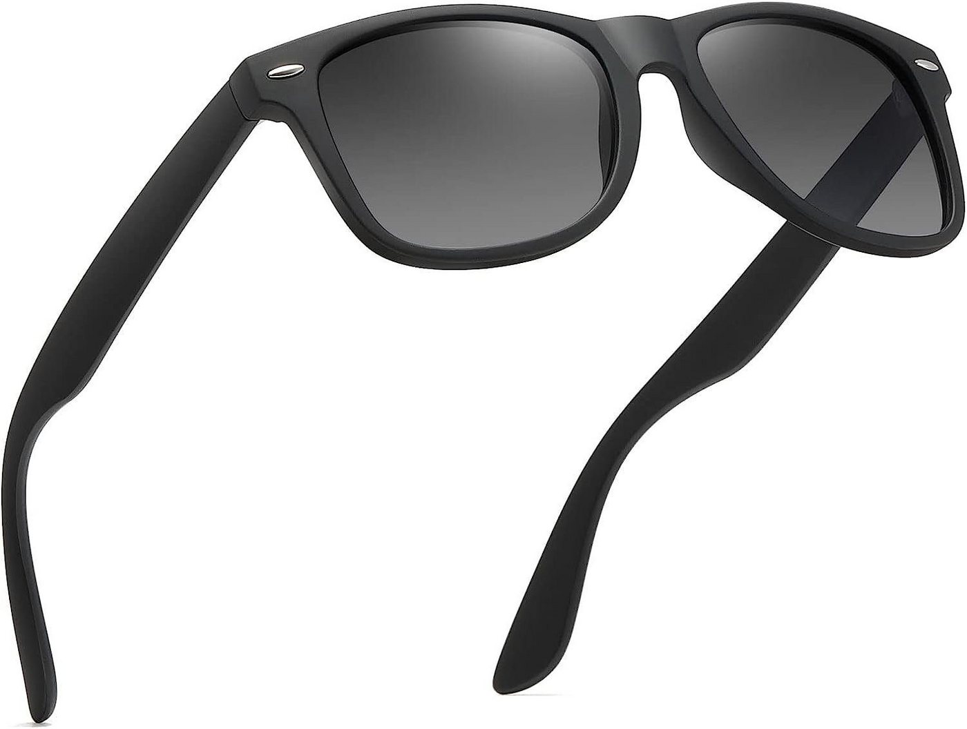 NATICY Sonnenbrille Sonnenbrille Herren Damen Polarisiert Retro Stil Rechteckig Klassisch von NATICY