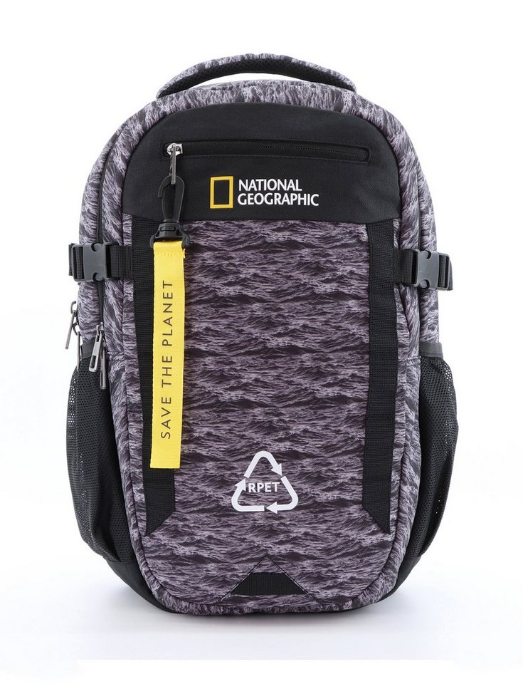 NATIONAL GEOGRAPHIC Cityrucksack Natural, aus recycletem Polyester von NATIONAL GEOGRAPHIC