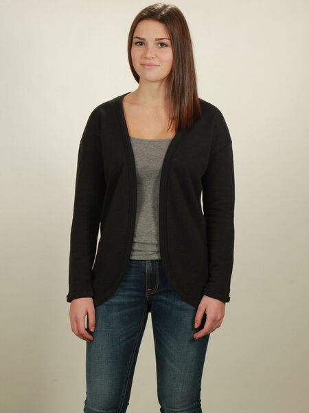 NATIVE SOULS Jersey Cardigan Damen - black von NATIVE SOULS