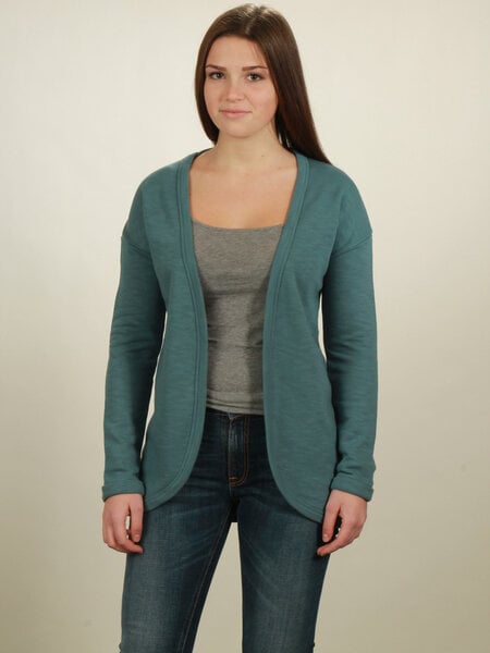 NATIVE SOULS Jersey Cardigan Damen - light turquoise von NATIVE SOULS