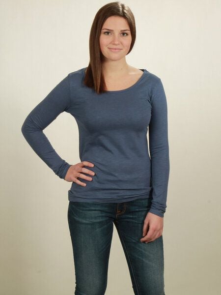 NATIVE SOULS Longsleeve Basic Damen - dark blue von NATIVE SOULS