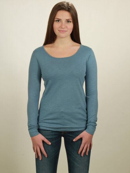 NATIVE SOULS Longsleeve Basic Damen - light blue von NATIVE SOULS